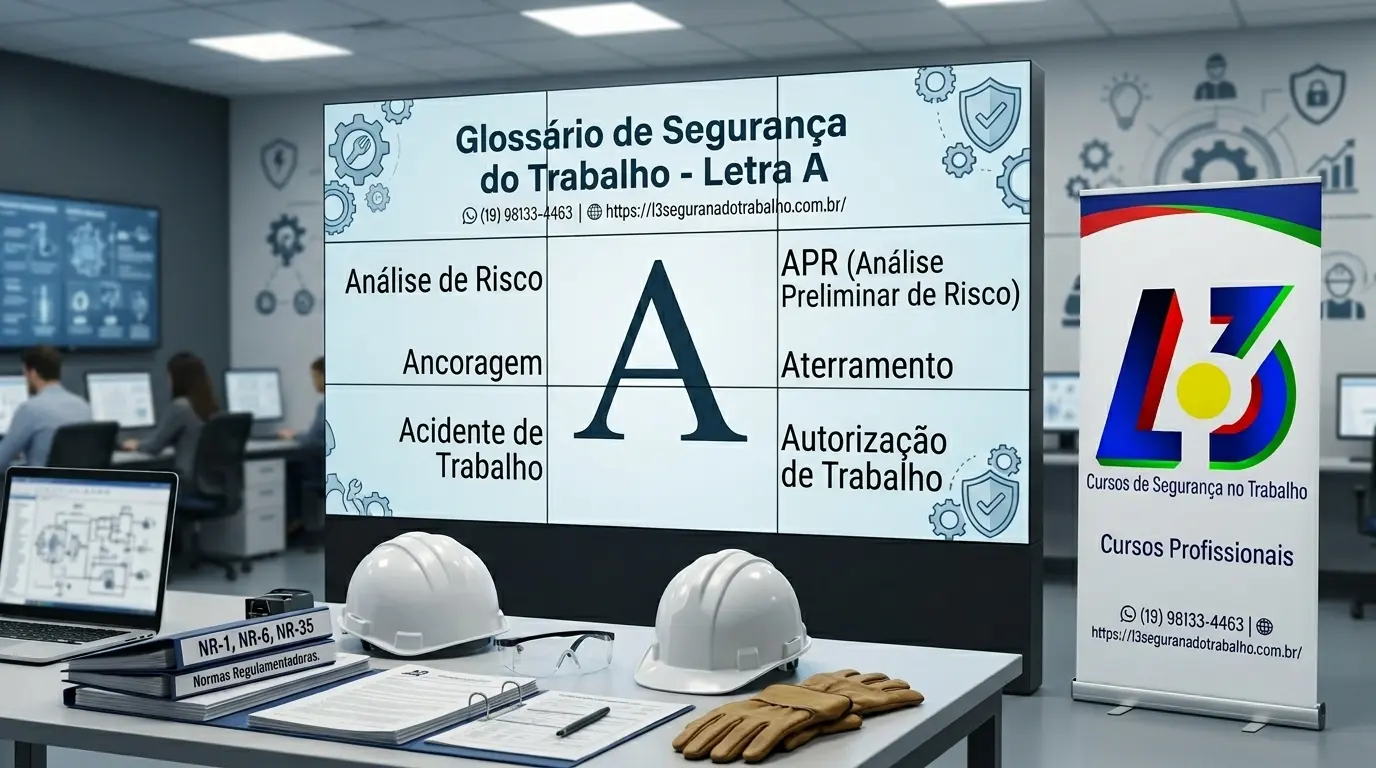Base de ancoragem segura em trabalho em altura