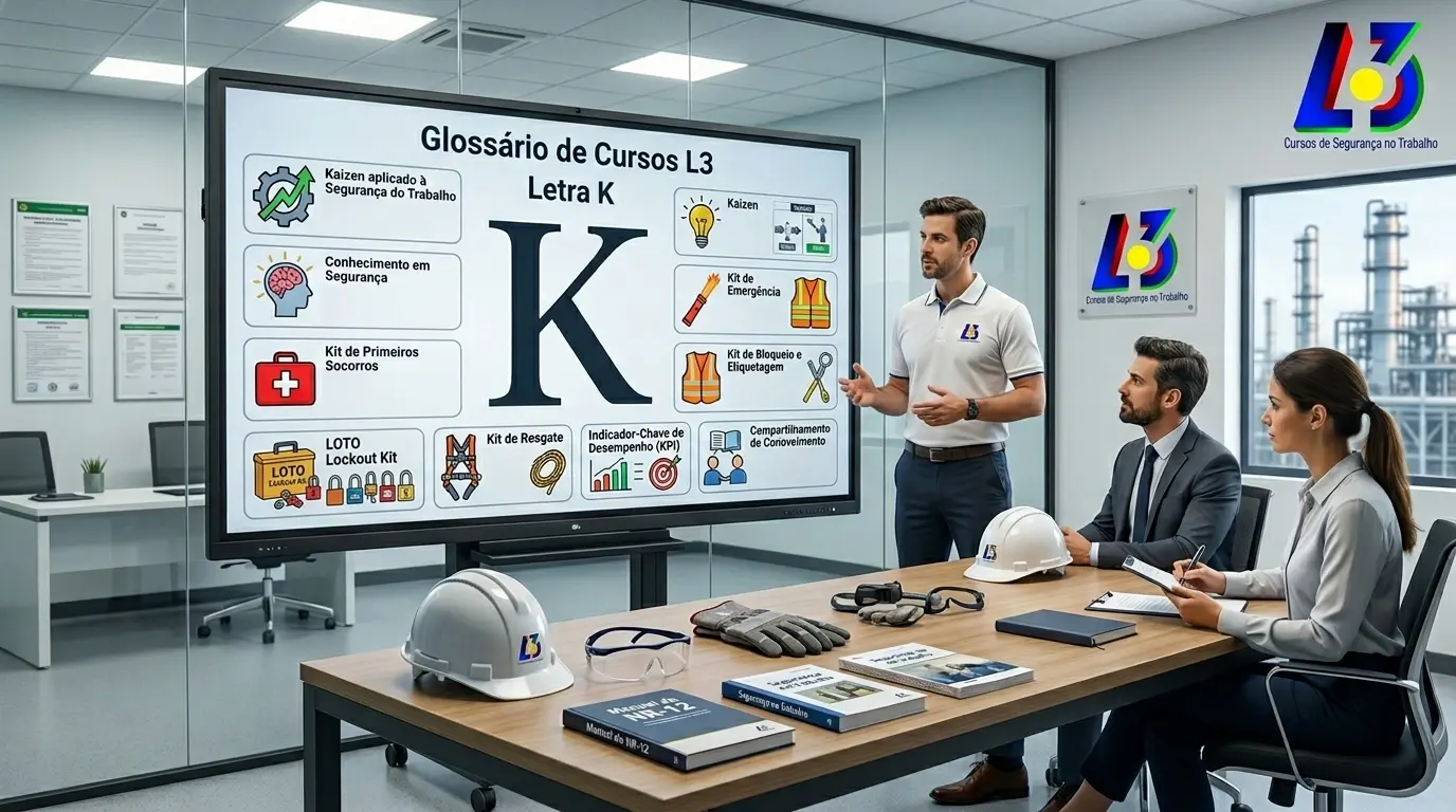 Componentes do Kit de Travamento e Bloqueio