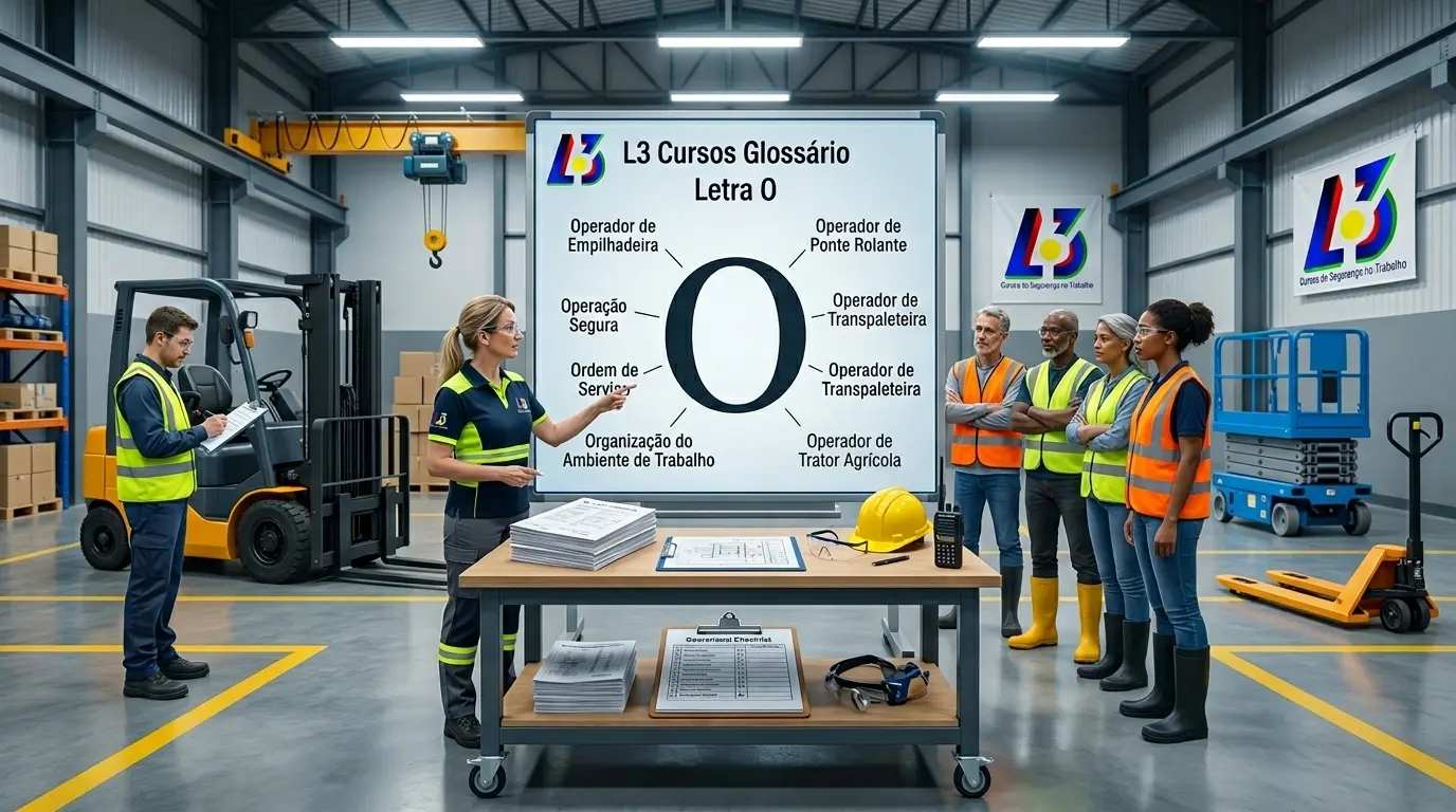 Procedimentos seguros para operador de transpaleteira