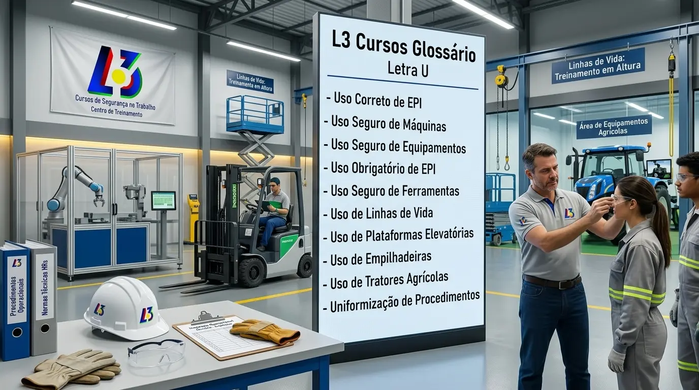 Segurança e utilização correta de equipamentos